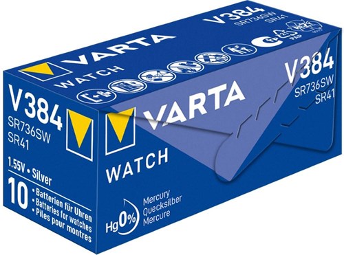 Varta 384 SR41 10 piezas en una caja
