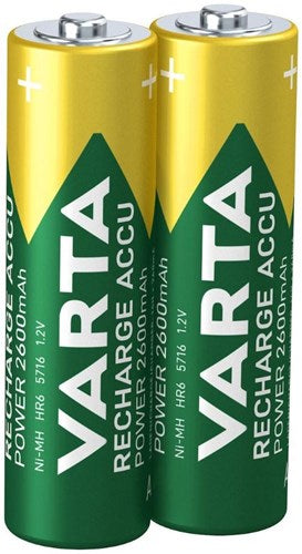Batteria Varta AA 2600MA blister 2 R2U