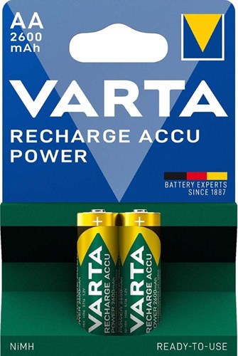 Batteria Varta AA 2600MA blister 2 R2U