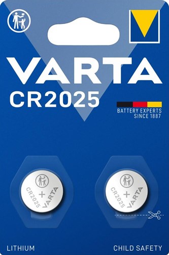 VARTA CR2025 Batterie a celle knoop 2 pezzi