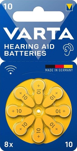 Batteria acustica Varta v10 blister(8) - 3221900