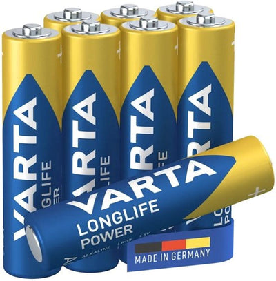 Batteria Varta AAA 4+4 Alcaline Longlife Power