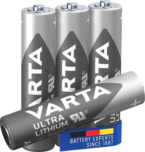 Varta litio aaa 1,5 voltios blis4 3015410