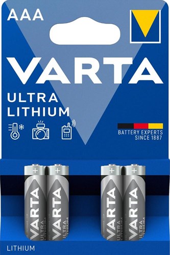 Varta litio aaa 1,5 voltios blis4 3015410