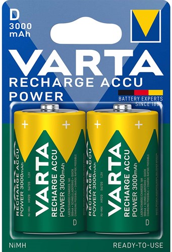 Varta Batería recargable D 3000mAh (P2)