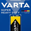 Varta Superlife 9V. Carbonio di zinco. per unità. (Pacchetto sospeso)