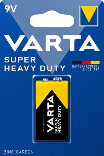 Varta Superlife 9V. Carbonio di zinco. per unità. (Pacchetto sospeso)