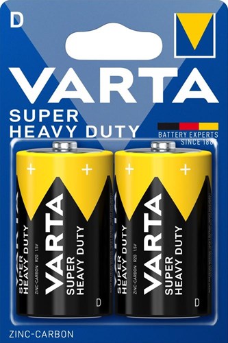 Varta Battery SuperLife R20 D Mono tarjeta A 2