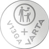Varta Battery V13ga 2 pezzi di pulsante cella