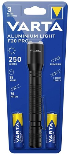 Flashlight Varta Aluminium Light F20