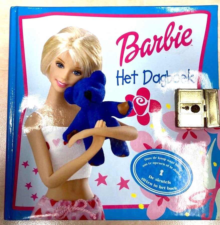 Van der Doelen Barbie Diary con ranura, aquí puedes mantener todos tus secretos