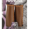 Velo Leather Ergo 92 135mm Dark brown bicycle handle