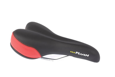 Velo zadel Plush Sport VL-3011 zwart rood