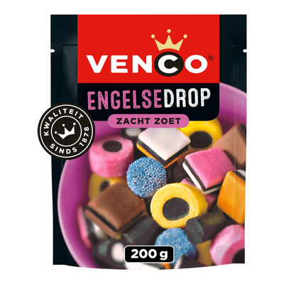 Busta di liquirizia inglese Venco (10x 200g)