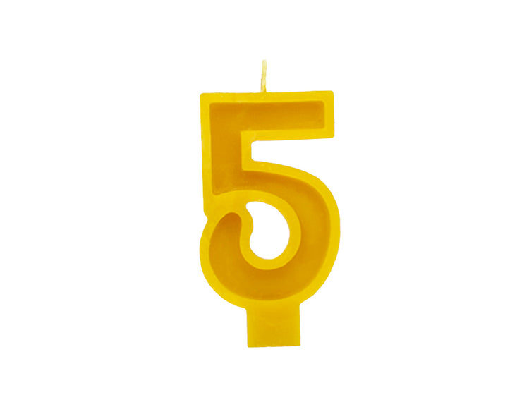 Candela di compleanno di kalina numero 5