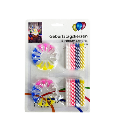 Velas de cumpleaños 72 piezas