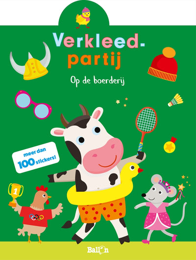 Stickerboek de fiesta de vestir: en la granja