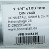 Cornat raccordo tubo galva mm 5 4 100mm (530) - vfb5305410