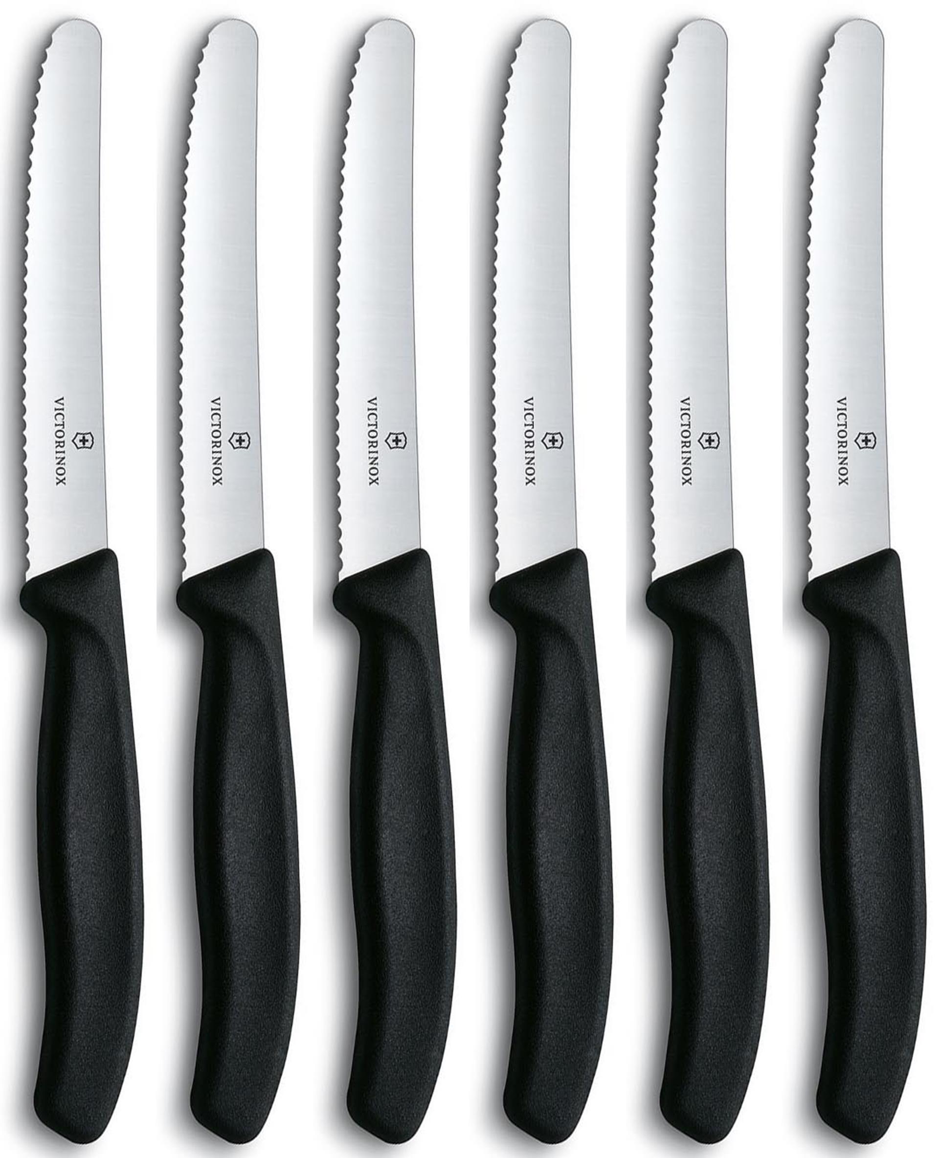 Victorinox tomato knife serrated black