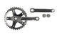 Vinty Crank Set 36T. Spieless 130mm 1 8 argento