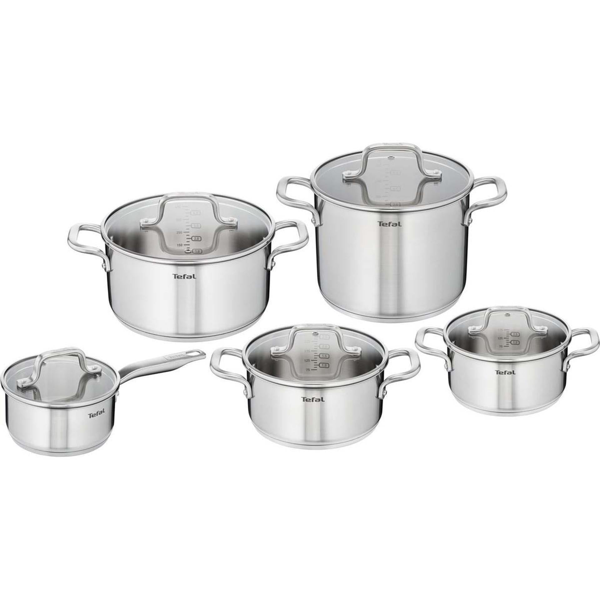 Tefal utensilios de cocina Tefal Virtuoso Pannet Juego de acero inoxidable de 10 piezas