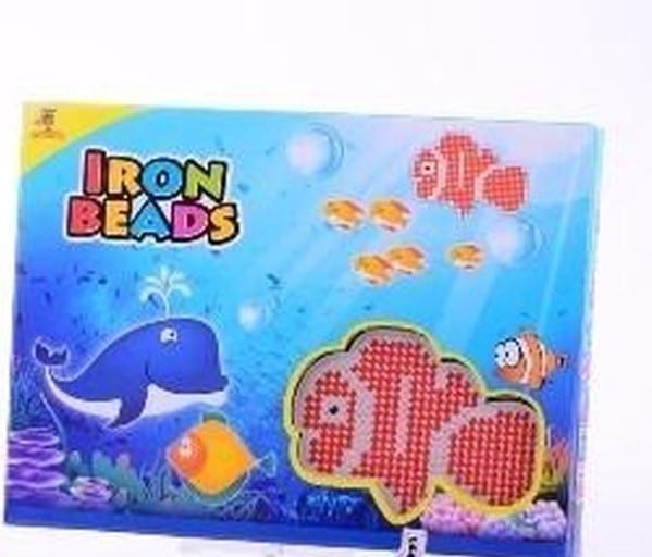 Cuentas de planchado de cilgro con 2 tipos de ejemplos de peces