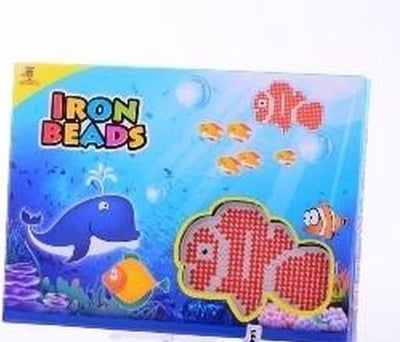 Cuentas de planchado de cilgro con 2 tipos de ejemplos de peces