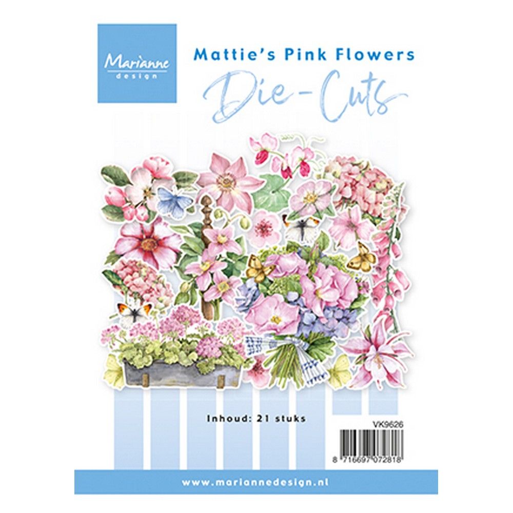 Diseño Marianne • troqueles flores rosas de mattie