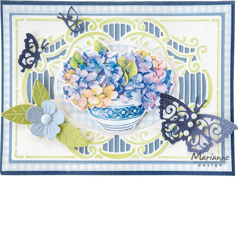 Design Marianne • fustella i fiori blu di Mattie