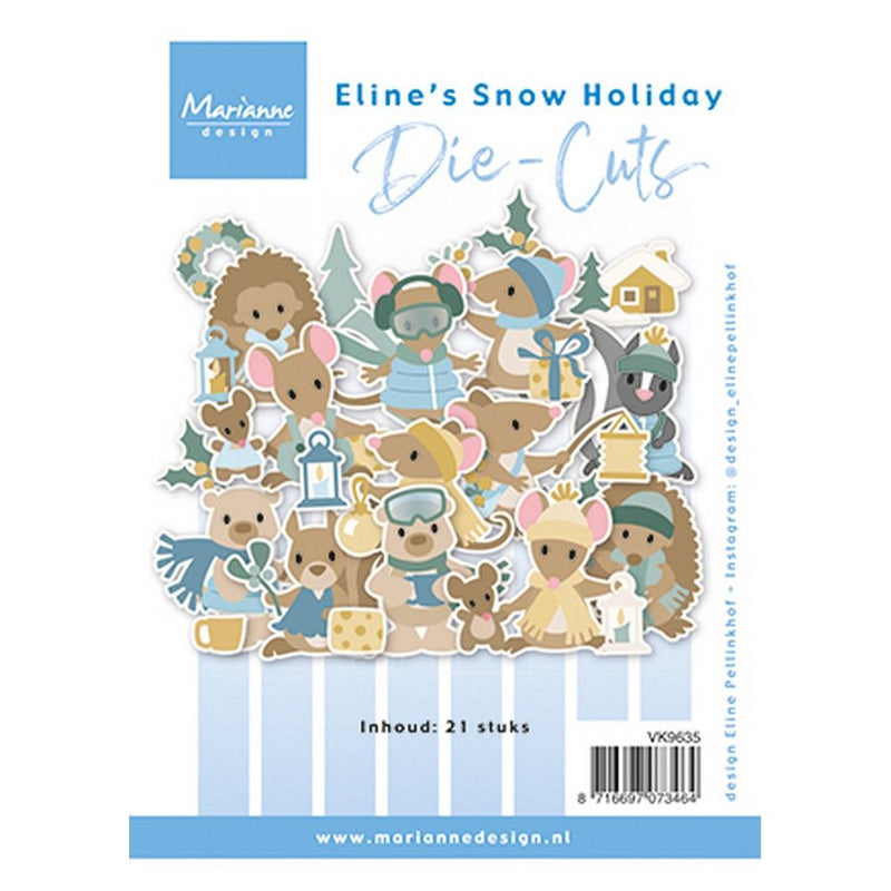 Marianne design • fustellati Le vacanze sulla neve di eline