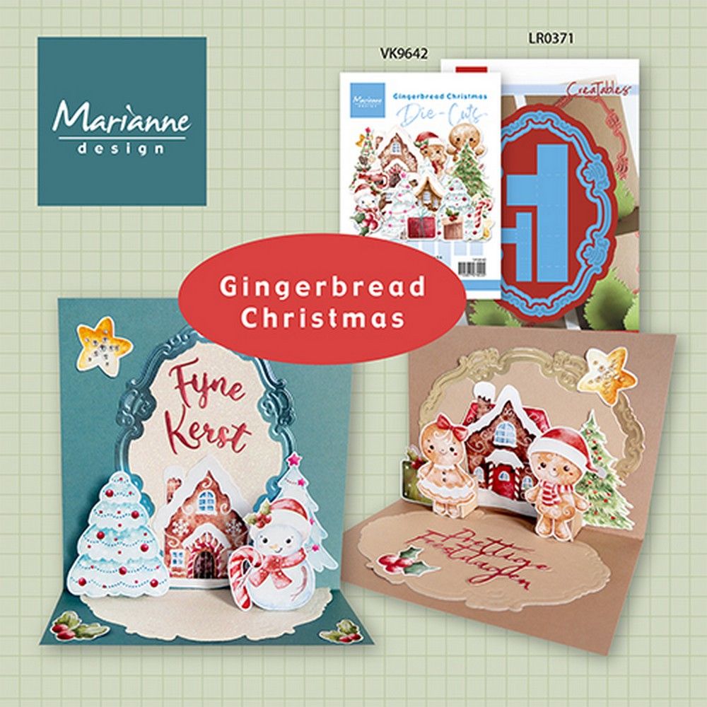 Marianne design • fustellati Pan di Zenzero Natale A6, 24pz