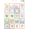Diseño Marianne • hojas recortables sellos flores