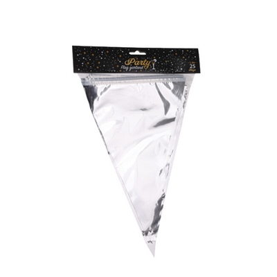 Línea bandera plata 600cm