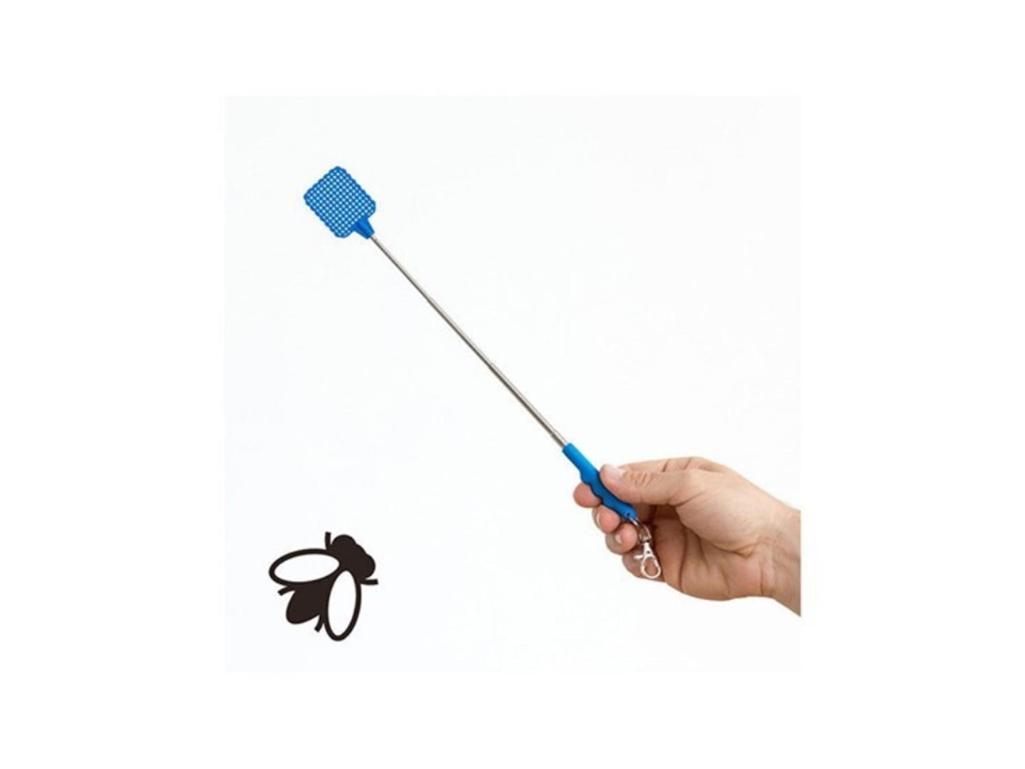 Fuera del llavero azul mini matamoscas