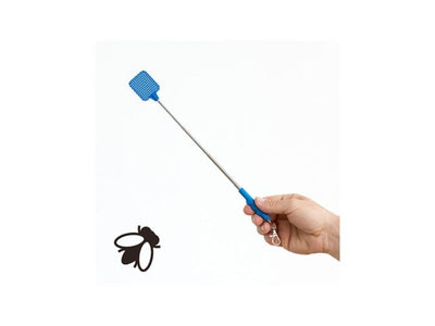 Fuera del llavero azul mini matamoscas
