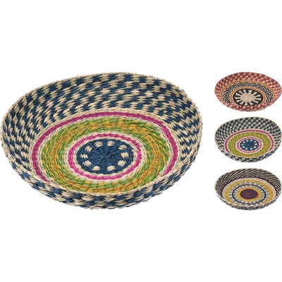 Cosydecor wanddecoratie zeegras 31x6cm multikleur