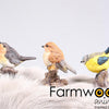 Farmwood animals tuinbeeld vogel 8,5x5x10 cm