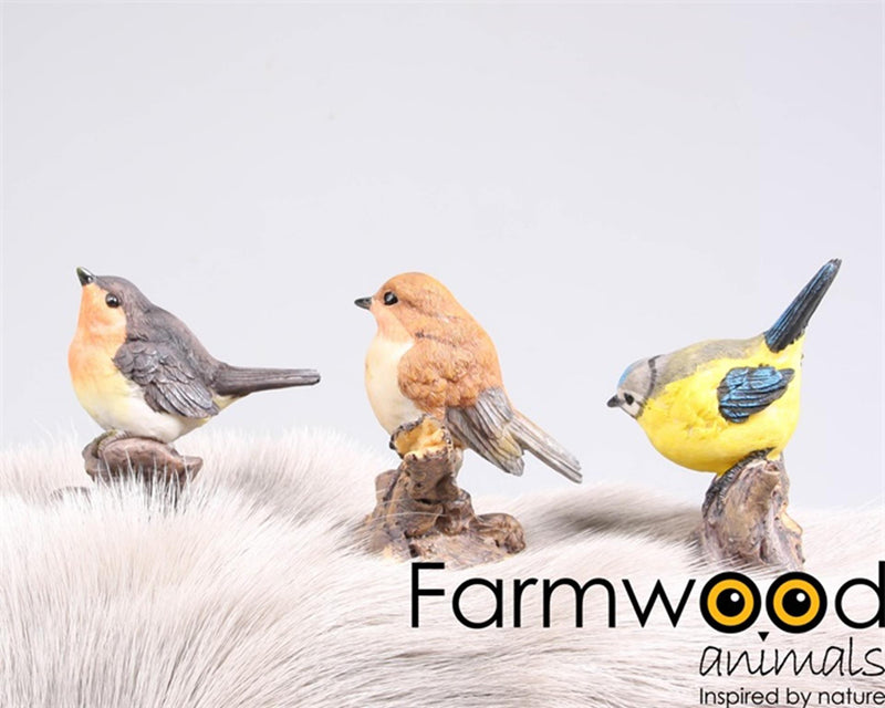 Farmwood animals tuinbeeld vogel 8,5x5x10 cm