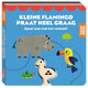Libros de imágenes alegre amigo de madera pequeño flamenco