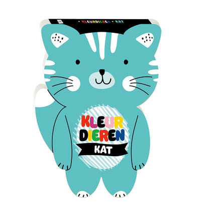Libri illustrati da colorare animali - cat