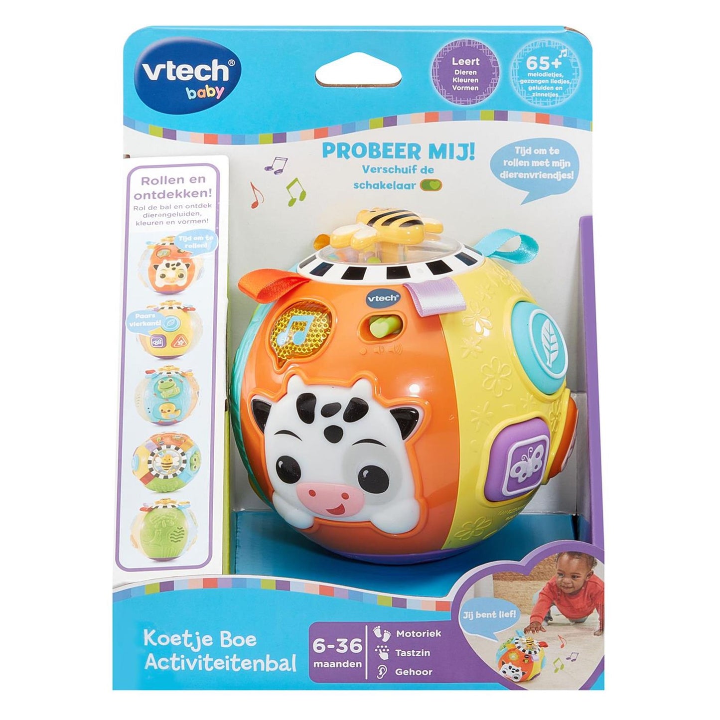 Vtech Koetje Boe Activity Ball con 65 suoni diversi