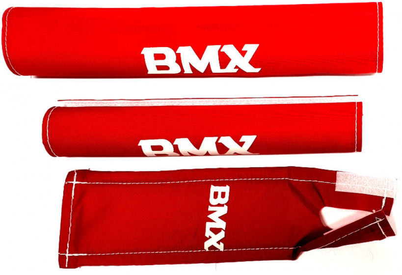 Padset incrociato BMX rosso