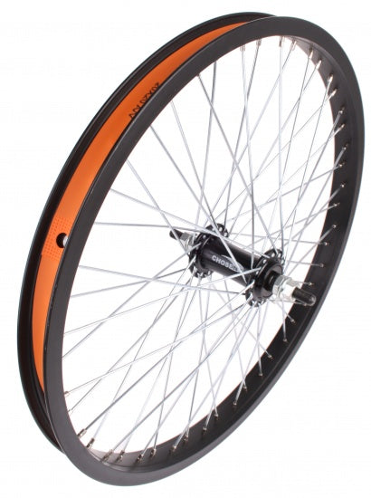 Rueda frontal Freestyle de 20 pulgadas de aluminio 48g Negro