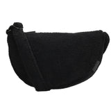 Borsa a tracolla in peluche Beagles 34x21 cm nera - afbeelding 1
