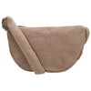 Borsa a tracolla Beagles in orsacchiotto 34x21 cm tortora
