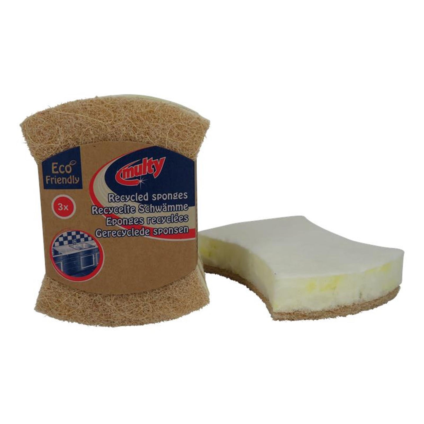 Multy riciclati spugne per flagelli 3 pezzi