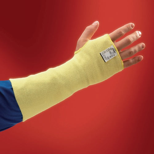 Protezione per il braccio Ansell | 254 mm giallo | 100% kevlar | e 388 e 407 psa categoria iii | 12 pezzi - 70-110 - 70-110