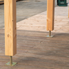 Soporte de consola Waelbers 70 mm, soporte de poste galvanizado en caliente (fv) - 1 pieza(s) - 429393.99