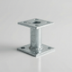 Supporto per console Waelbers 70mm, supporto per palo zincato a caldo (fv) - 1 pezzo(i) - 429393.99