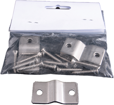 Waelbers draadpaneelklem 6mm kvp p.4st rvs - 20 stuk(s) - 460326kvp.24